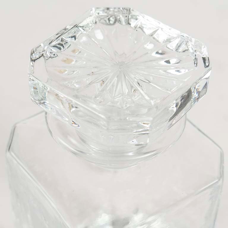 Botella de cristal prensado - Medidas: 20.5cm - imagen 2