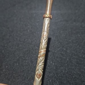 Bombilla de Plata y Oro para Mate con Grabados - imagen 2