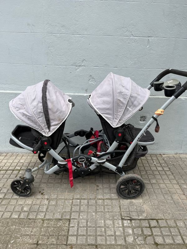 Cochecito Doble Mellizos "Infanti Duo Ride" Gris