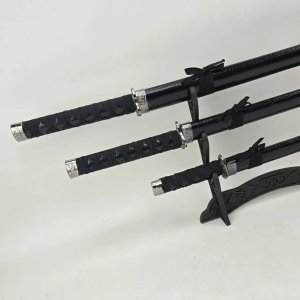 Juego de 3 Katanas Decorativas con Soporte - imagen 2