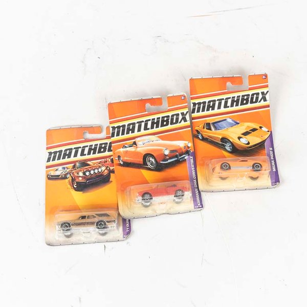 3 Autos Colección Matchbox Originales - Escala 1:64