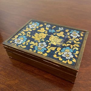 4 Cofres Alhajeros de Madera Decorados con Flores y Diseños - imagen 7