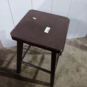 Banqueta de Madera Oscura - imagen 5
