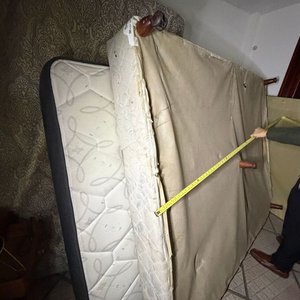 Lote siguiente: Base Sommier Divino Queen Size 160x200 cm Beige Tapizado