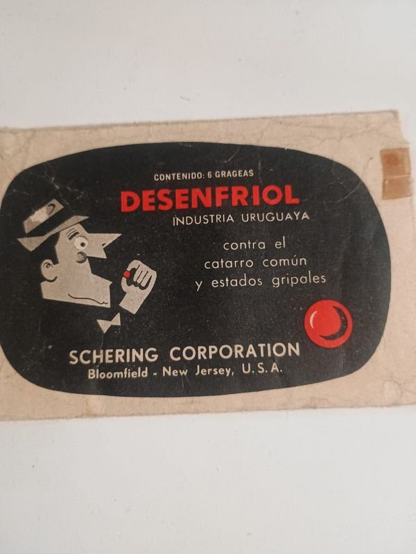 Antiguo sobre de antigripal décadas de los años 40 - imagen 1