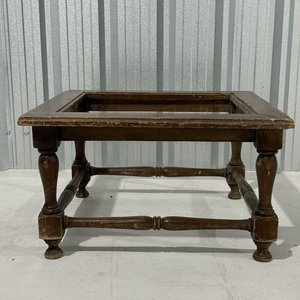 Estructura de Mesa Antigua de Madera Maciza para Restaurar - imagen 3