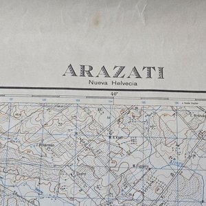 Mapa Topográfico Arazatí - Nueva Helvecia, Instituto Geográfico Militar Uruguay - imagen 2
