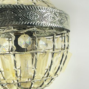 Colgante Tipo Pera con Caireles Acrílicos y Metal - 51 cm - imagen 3