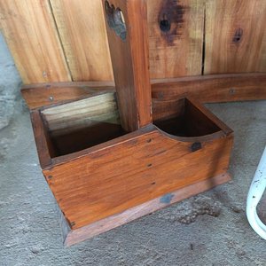 Sillita Plegable de Playa y Matera de Madera - imagen 3