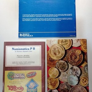 Lote de 3 publicaciones sobre el Banco de la República Oriental del Uruguay y monedas - imagen 2