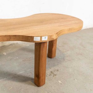 Mesa Rústica de Sala con Tapa Lobulada y Tres Patas - imagen 3