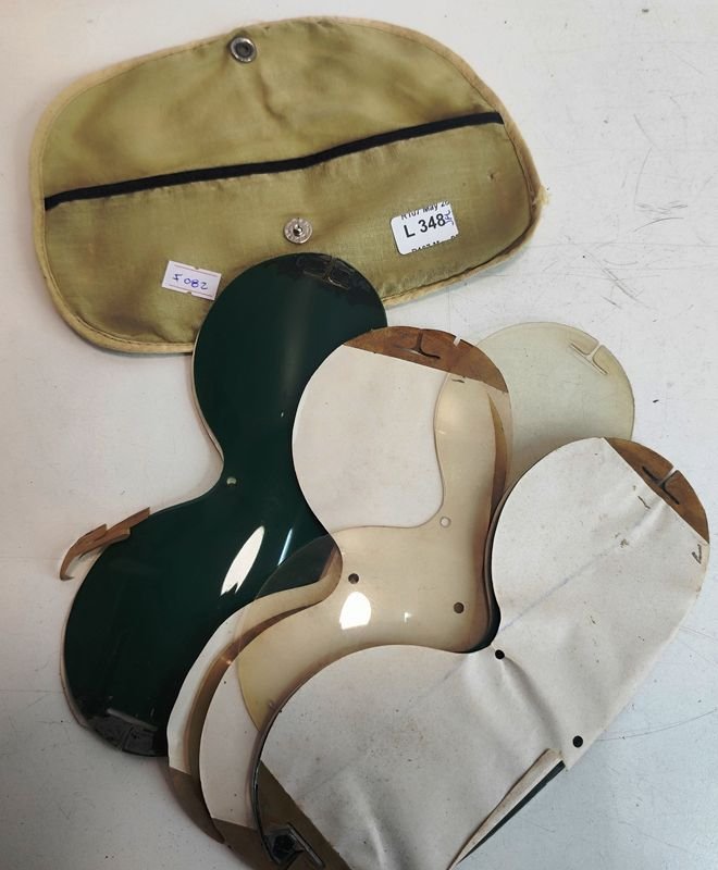 Set de Lentes de Repuesto para Antiparras de Piloto Americanas B8 (Segunda Guerra Mundial)
