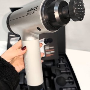 Masajeador Corporal TruMedic Impact Therapy Recargable con Punteros Intercambiables - imagen 2