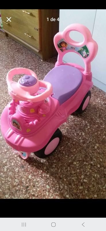Buggy para niña dora la exploradora con baúl
