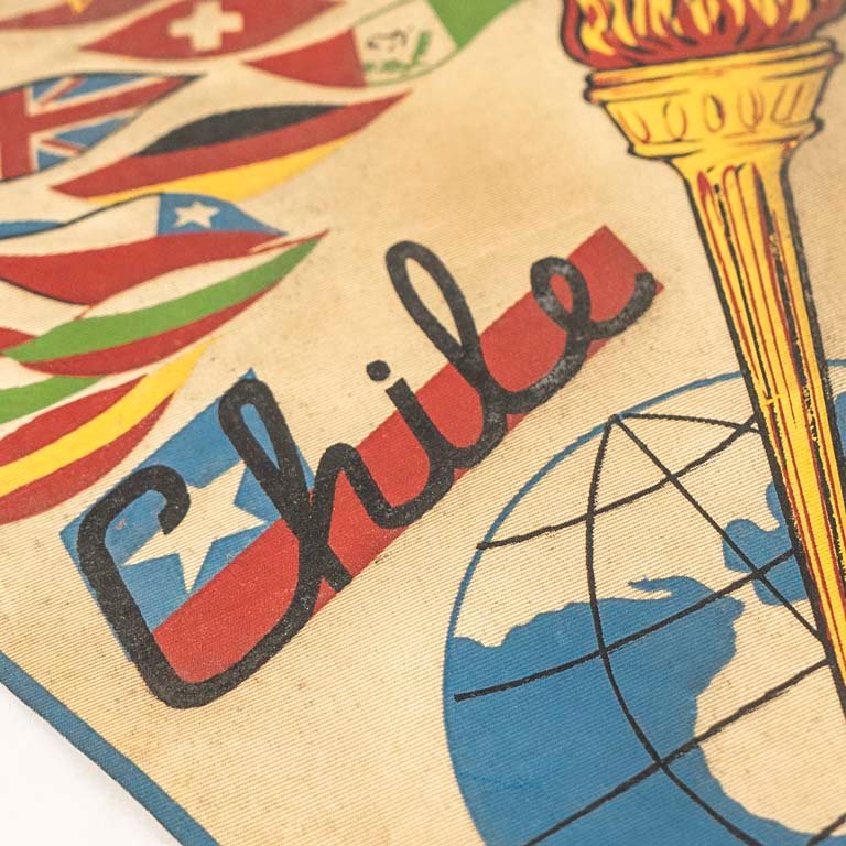 Banderín de la VII Copa Jules Rimet de Chile 1962 - imagen 2