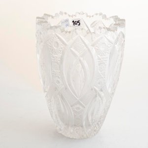Lote anterior: Florero de Cristal Hialino Tallado - 23cm