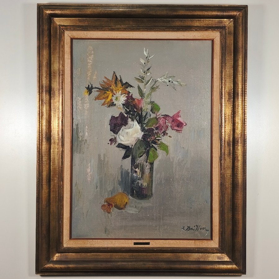 Óleo Zoma Baitler "Naturaleza Muerta" Firmado Marco Dorado