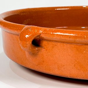 Paellera de Cerámica Marrón - 36 cm Diámetro - imagen 2