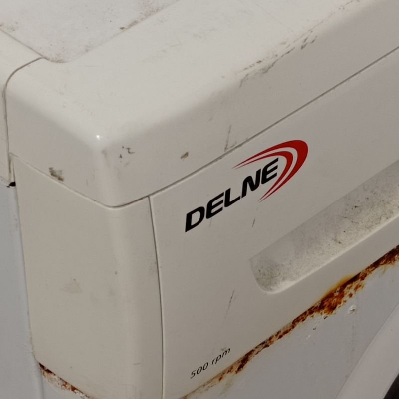 Lavarropas con rastro de óxido marca Delne, le falta un botón. No Funciona. - imagen 5