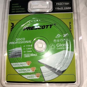 Disco de Corte Profesional Prescott para Vidrio, Porcelanato y Mármol - imagen 2
