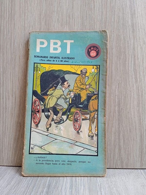 Antigua Publicación de PBT 1907 - Libro Raro y Valioso