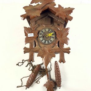 Reloj de Cucu de Madera con Péndulo y Dos Pesas - imagen 2