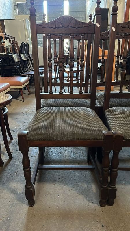 Sillas Tapiuzadas de Madera para Sala - imagen 3