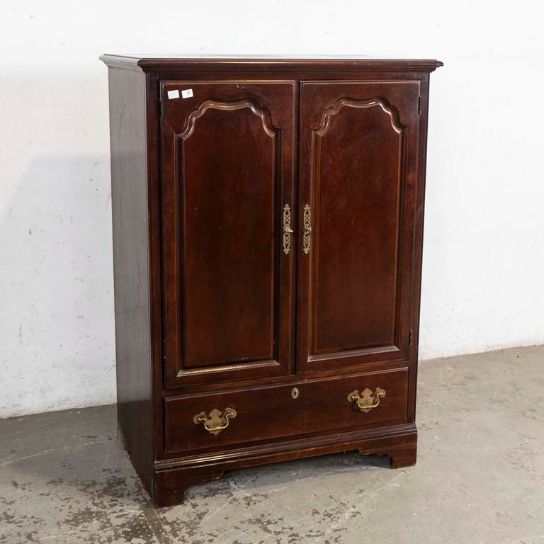 Mueble Rack Antiguo con Puertas Batientes y Cajón
