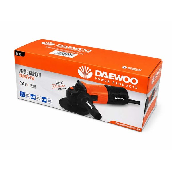 Amoladora Angular Daewoo 750W - Modelo DAG750