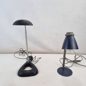 L 285 - Set De 2 Piezas - Set de dos atractivas lámparas de escritorio, ambas funcionales, ideales para estudio o trabajo con diseños en tonos oscuro y - imagen 1