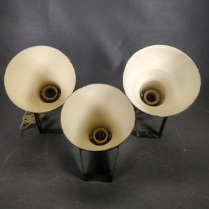 Tres Spots de Techo Metálicos Negros - imagen 3