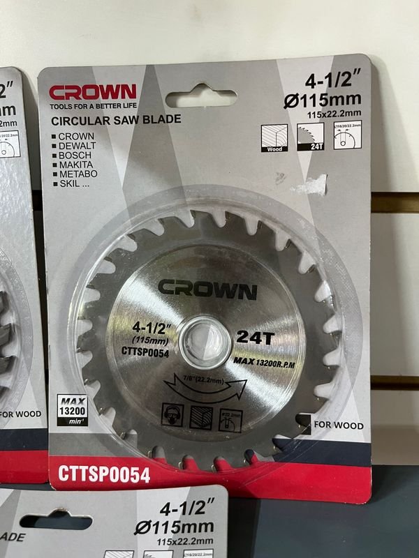 Discos de Corte Crown 4 1/2 - Nuevo y Sin Uso - imagen 2