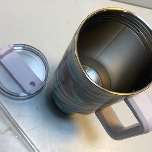 Vaso Térmico Marmolado 1.2L con Manija y Sorbete - imagen 4