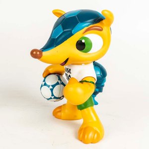 Muñeco mascota Mundial Brasil 2014 - Medidas: alto 23 cm - imagen 2