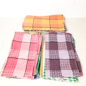 Doce Repasadores de Cocina a Cuadros en Varios Colores - imagen 3