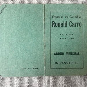 Boletos y Abono Mensual Compañía Onda y Ronald Carro Colonia - imagen 2