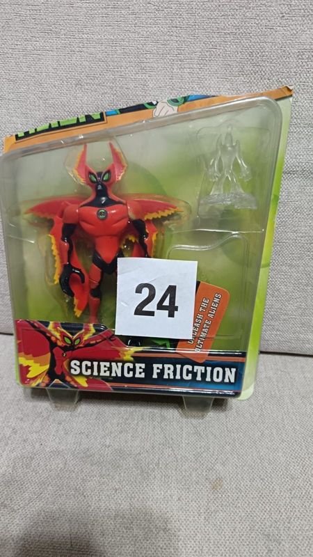 Figura de Acción Roja Colección Science Friction en Envase