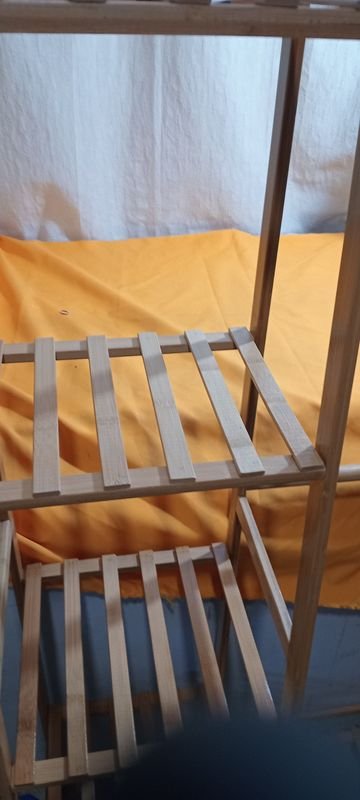 Repisa de bambú para armar o armada