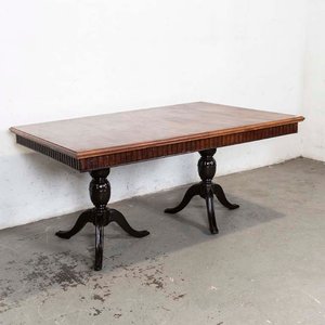 Lote anterior: Mesa de Comedor Inglesa Rectangular con Patas Trípode Restauradas