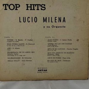 Disco de Vinilo Lucio Milena y su Orquesta "Top Hits Vol. 4" - imagen 2