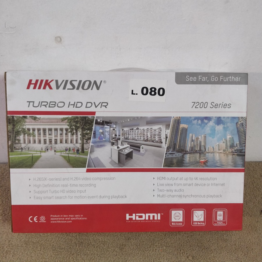 Lote siguiente: Grabador de Video HIKVISION DS-7208HGHI-SH