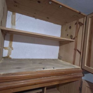 Importante Placard de Madera con Alzada - imagen 6