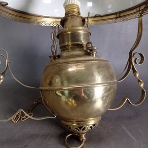 Colgante Colonial con Depósito y Opalina, Diámetro 35cm - imagen 4