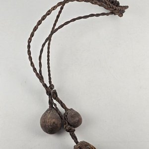 Antiguas Boleadoras Criollas de Cuero Trenzado - imagen 5