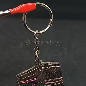 Lote siguiente: Llavero Metálico con Diseño de Ómnibus Urbano