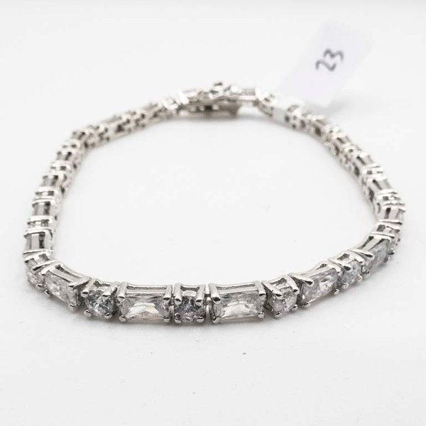 Pulsera de Plata con Circonias - 10g - imagen 1