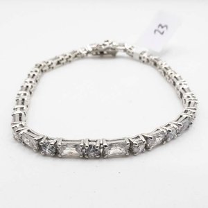 Lote anterior: Pulsera de Plata con Circonias - 10g