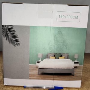 Sobre Colchón Impermeable 2 Plazas 180x200cm Ajustable Nuevo en Caja - imagen 3
