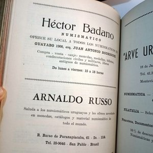 Boletines del Instituto Uruguayo de Numismática: Volúmenes I y II (1958-1973) - imagen 17