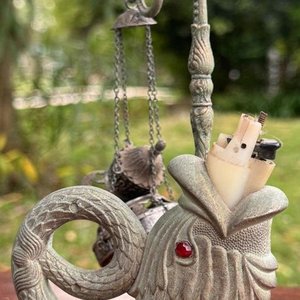 2 adornos en metal - imagen 1